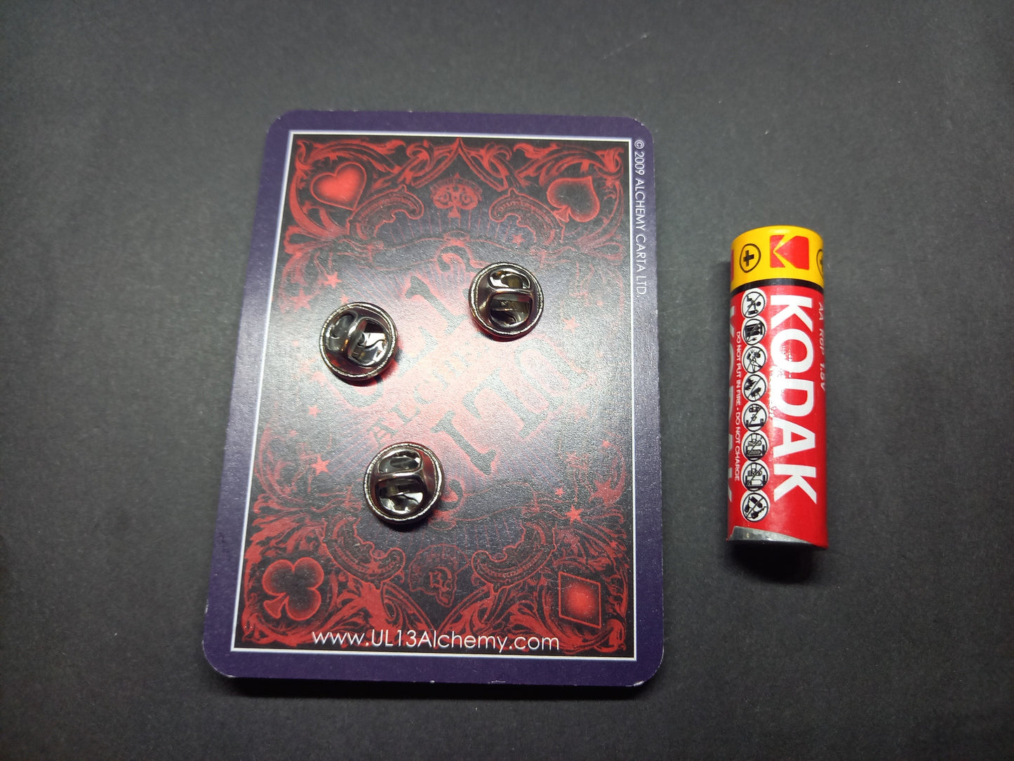 The Cure fan art "Pornography" inspired set of three Pin Badges