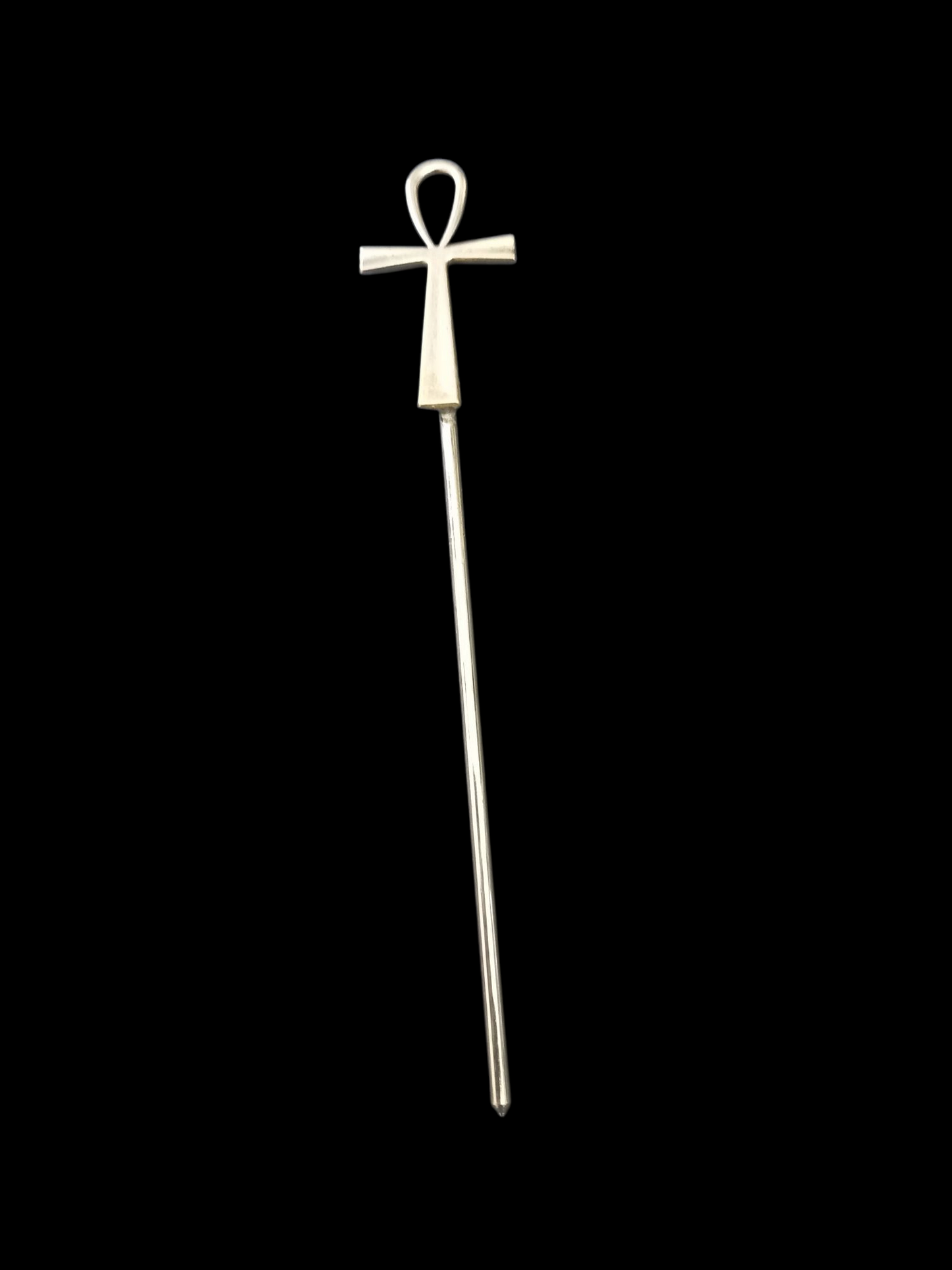 Goth Gothic Witchy Occultist Egyptian Pagan "Egyptian Ankh" detail metal hair stick
