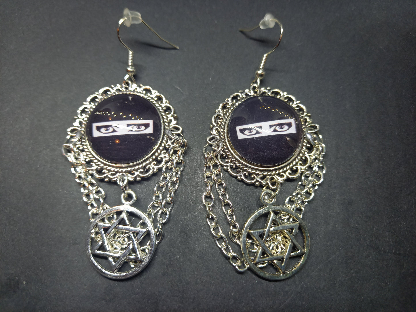 Goth Gothic Punk Alternative New Wave 1980's Siouxsie And The Banshees Siouxsie Sioux "Inspired" Deluxe Earrings