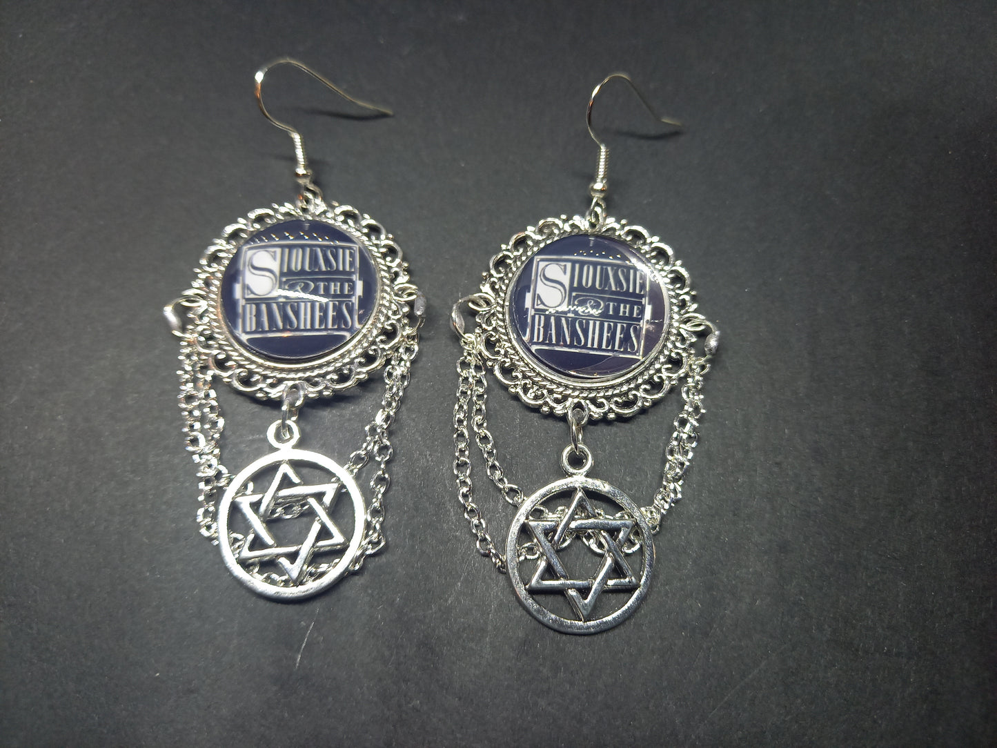 Goth Gothic Punk Alternative New Wave 1980's Siouxsie And The Banshees Siouxsie Sioux "Inspired" Deluxe Earrings