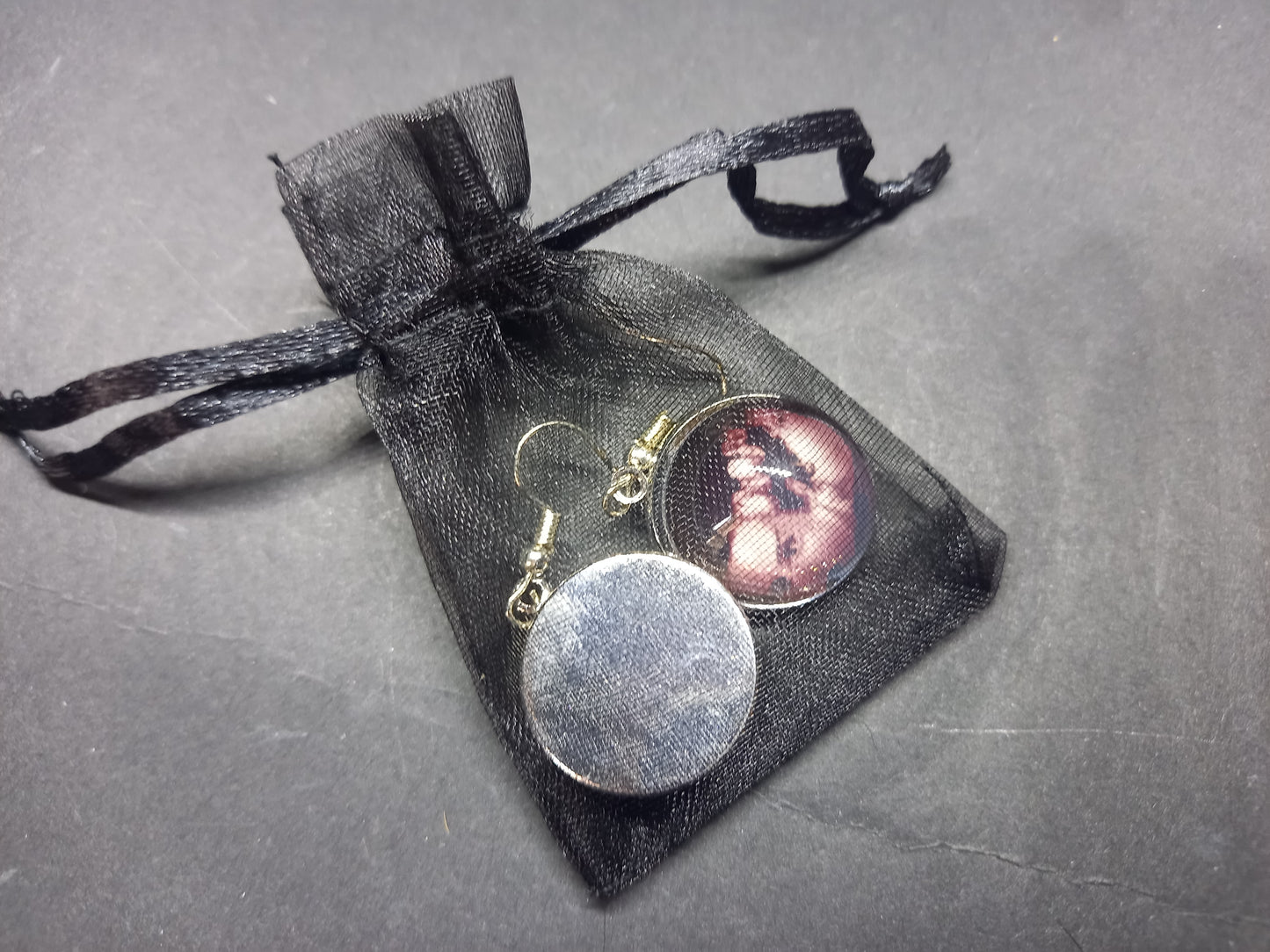 Goth Gothic Witchy Killstar Frankenstein inspired "we belong dead" earrings
