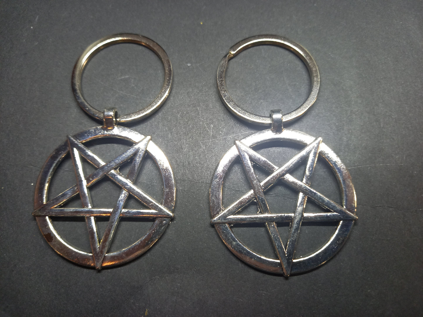 Goth gothic witchy Witch occult witchcraft Satanic "Inverted Pentagram V1" Boot, Bag Charm or Keyring"