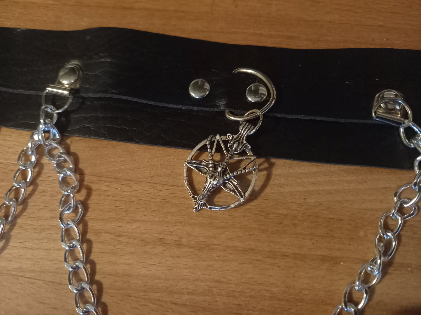 Goth Gothic Witchy killstar witch witchcraft Satanic Occult " Goat Of Mendes " chain belt