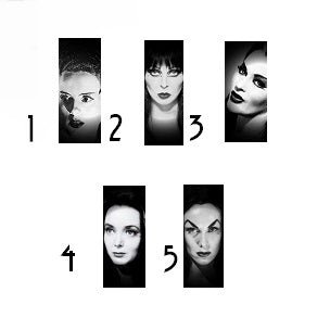 Goth Gothic Witchy Psychobilly Alternative horror inspired, "Gothic bride" rectangle image earrings