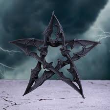 Nemesis Now Dark Colony Bat Pentagram Wall Plaque
