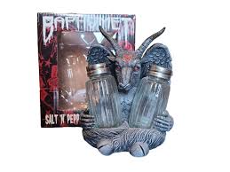 kreepsville 666 Goathead Salt and Pepper Shakers