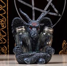 kreepsville 666 Goathead Salt and Pepper Shakers