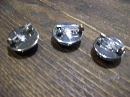 Goth Gothic Punk Alternative New Wave 1980's Siouxsie And The Banshees "Inspired" Set Of Three Pin Badge's