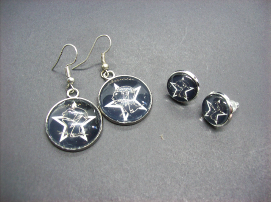 Sisters of Mercy Merciful Release Inspired Earrings