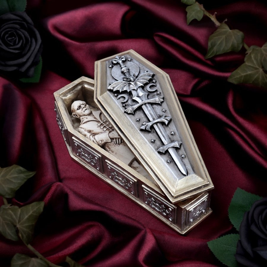 Alchemy Gothic Nosferatu's Rest Casket & Figure
