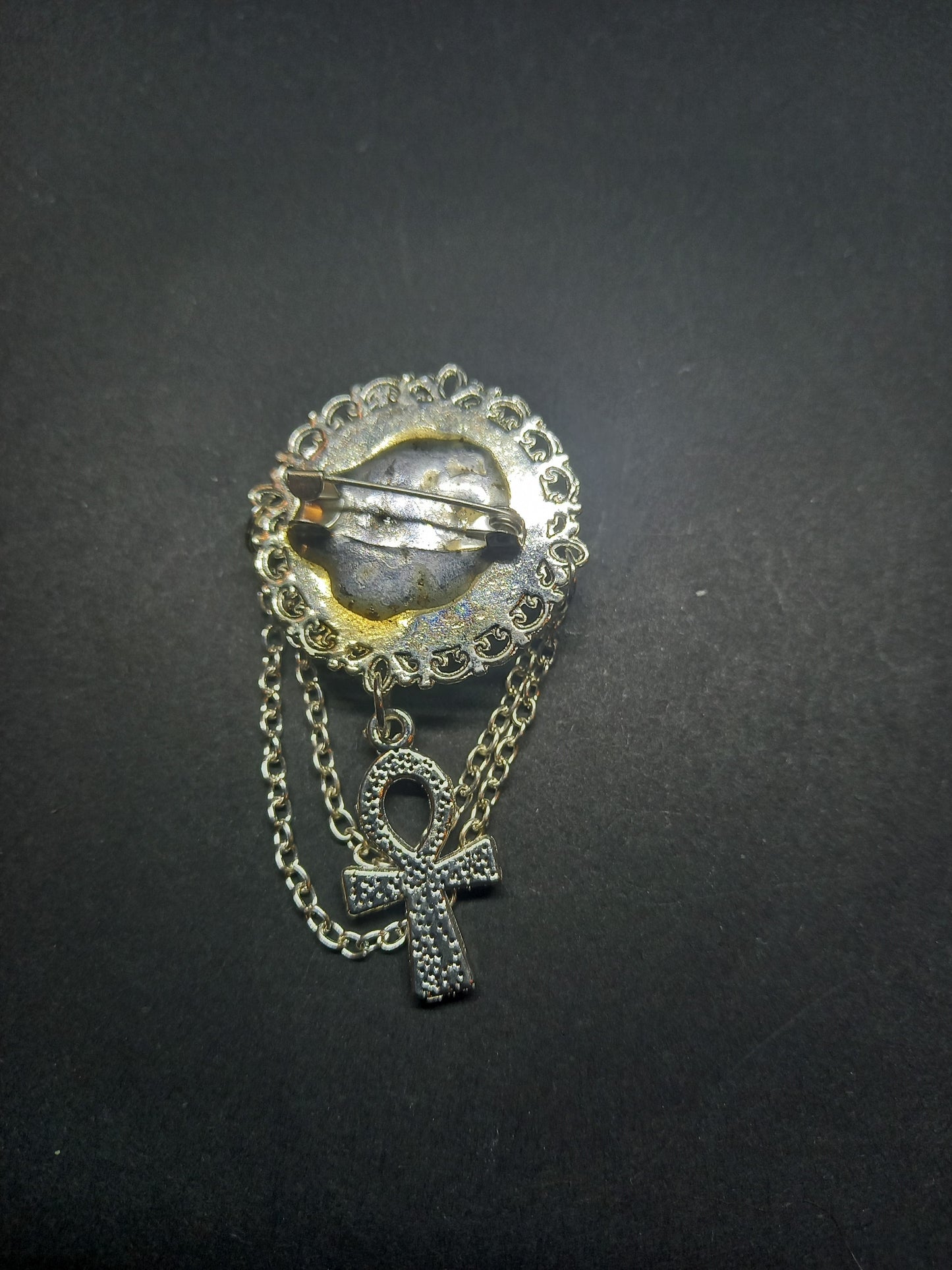 Goth Gothic Withy Killstar neil gaiman's sandman "Death" inspired Deluxe broach