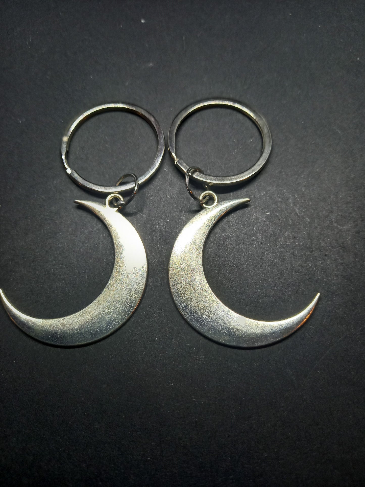 Goth gothic witchy Witch occult witchcraft pagan wicca "Crescent moon Boot,Bag Charm or Keyring"