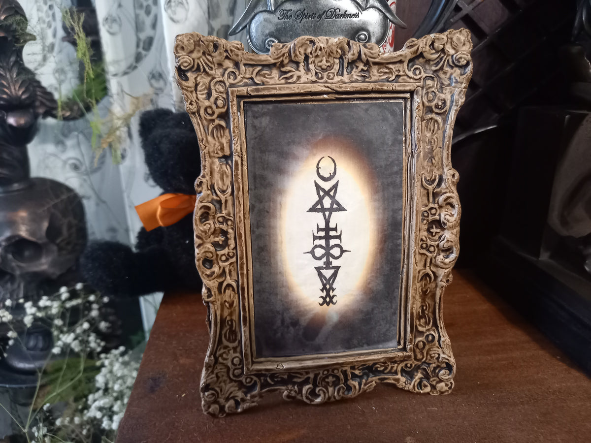 Satanic Trinity Sign Oddity Curiosity macabre Baphomet occult