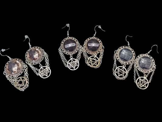 Goth Gothic Punk Alternative New Wave 1980's Siouxsie And The Banshees Siouxsie Sioux "Inspired" Deluxe Earrings