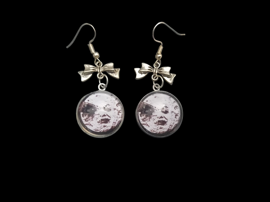 Goth gothic witchy killstar Oddity curiosity "A trip to the moon" inspired deadly divine earrings