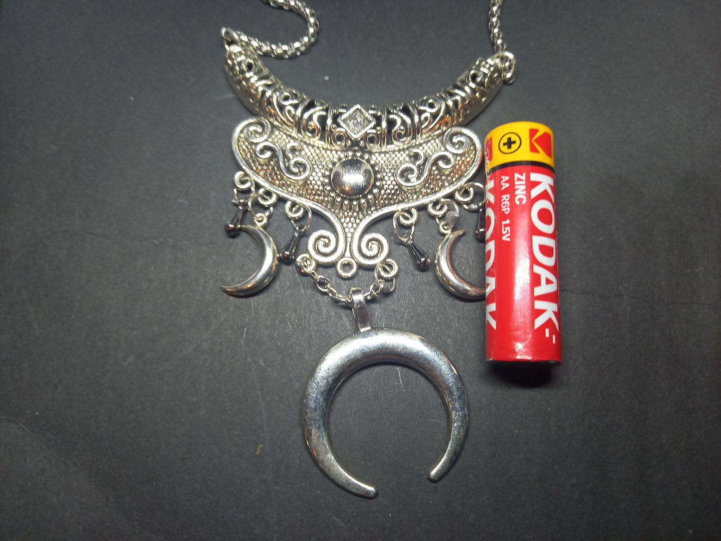 Goth Gothic Witchy Witch Witchcraft Occult satanic Pagan Wicca Boohoo style with 3 moons