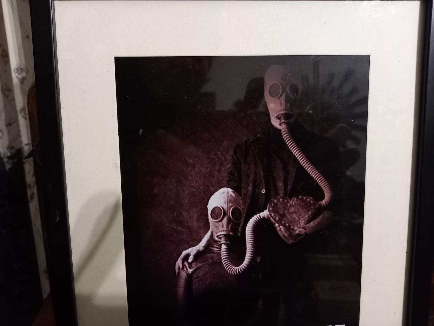 Oddity Curiosity macabre fetish BDSM romantic goth gothic witchy "Till Death us do Part" framed art