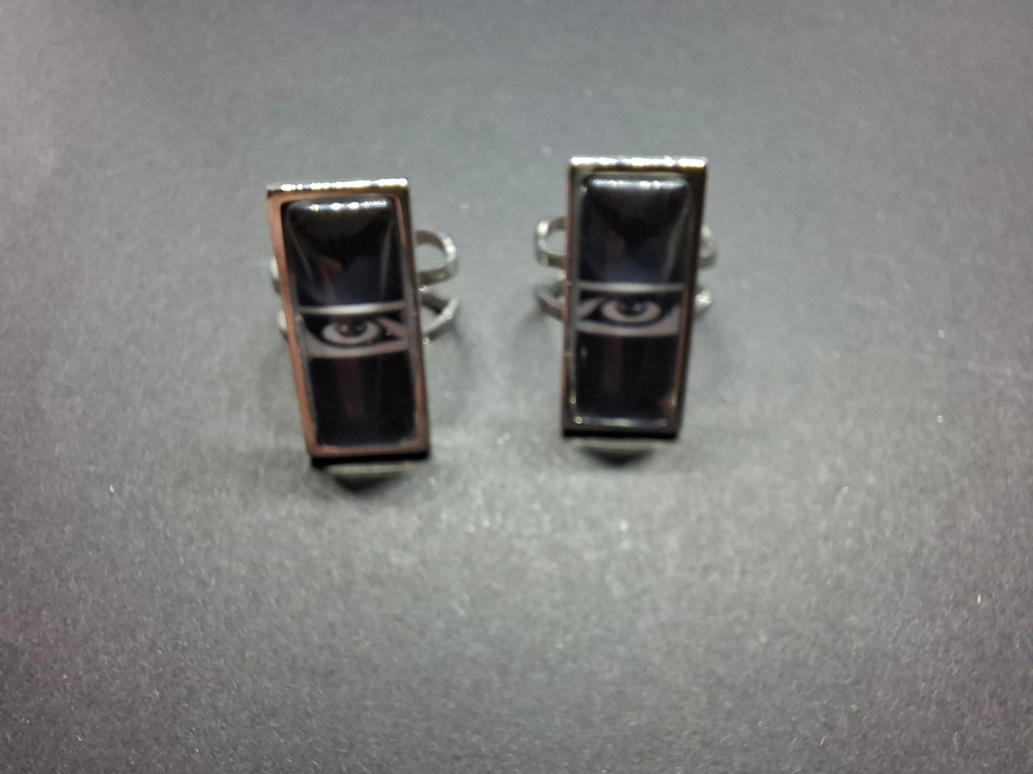 Rectangle adjustable ring "Siouxsie And The Banshees" Inspired