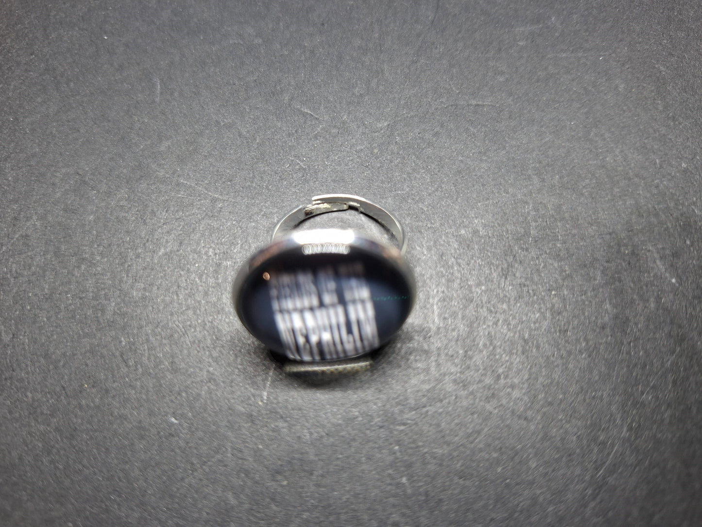 Goth Gothic Old School 1980's alternative Fields Of The Nephilim "Inspired" adjustable rings