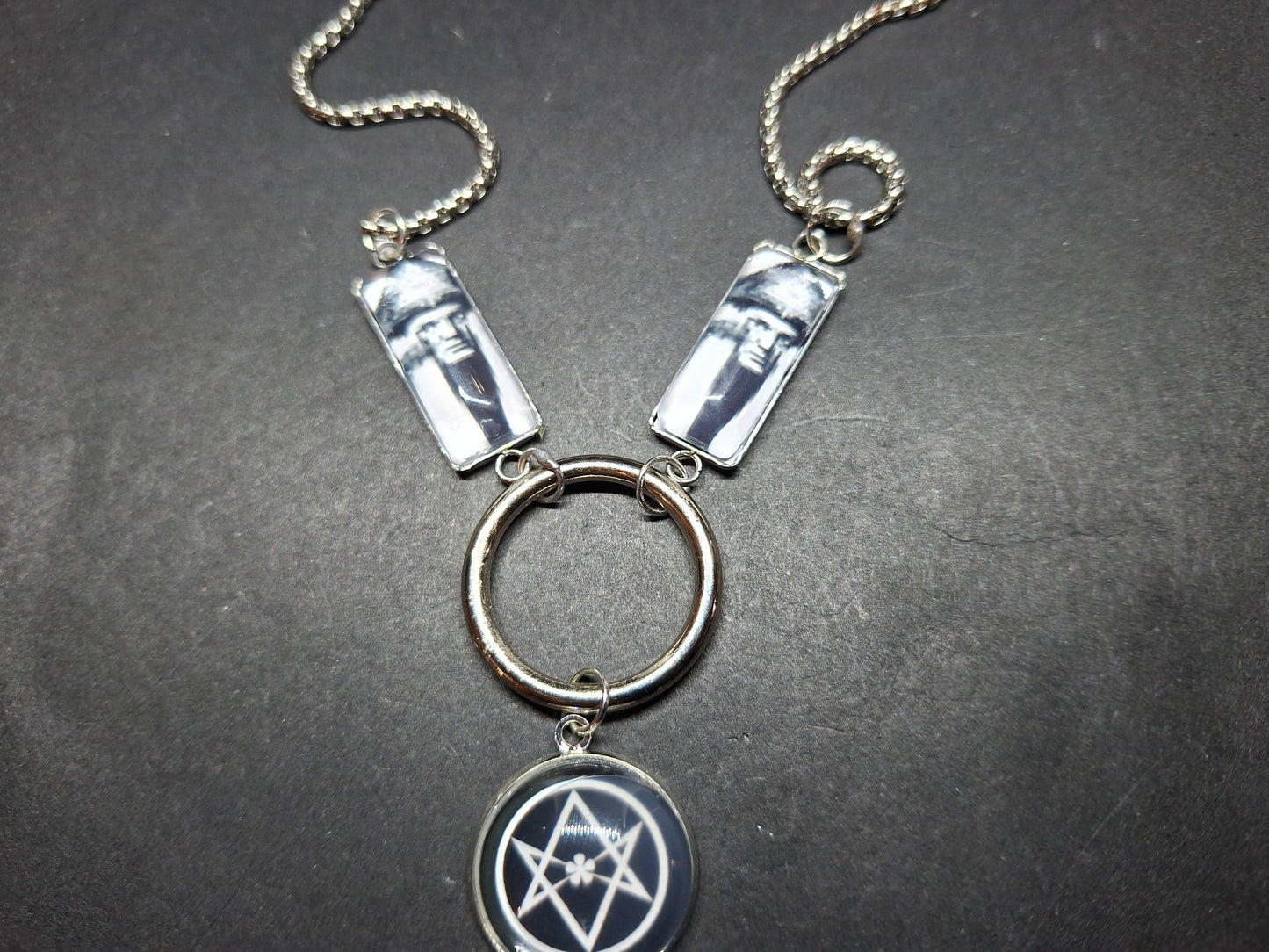 Goth Witchy Witch Witchcraft Thelema "Do What Thou Wilt" Aleister Crowley necklace