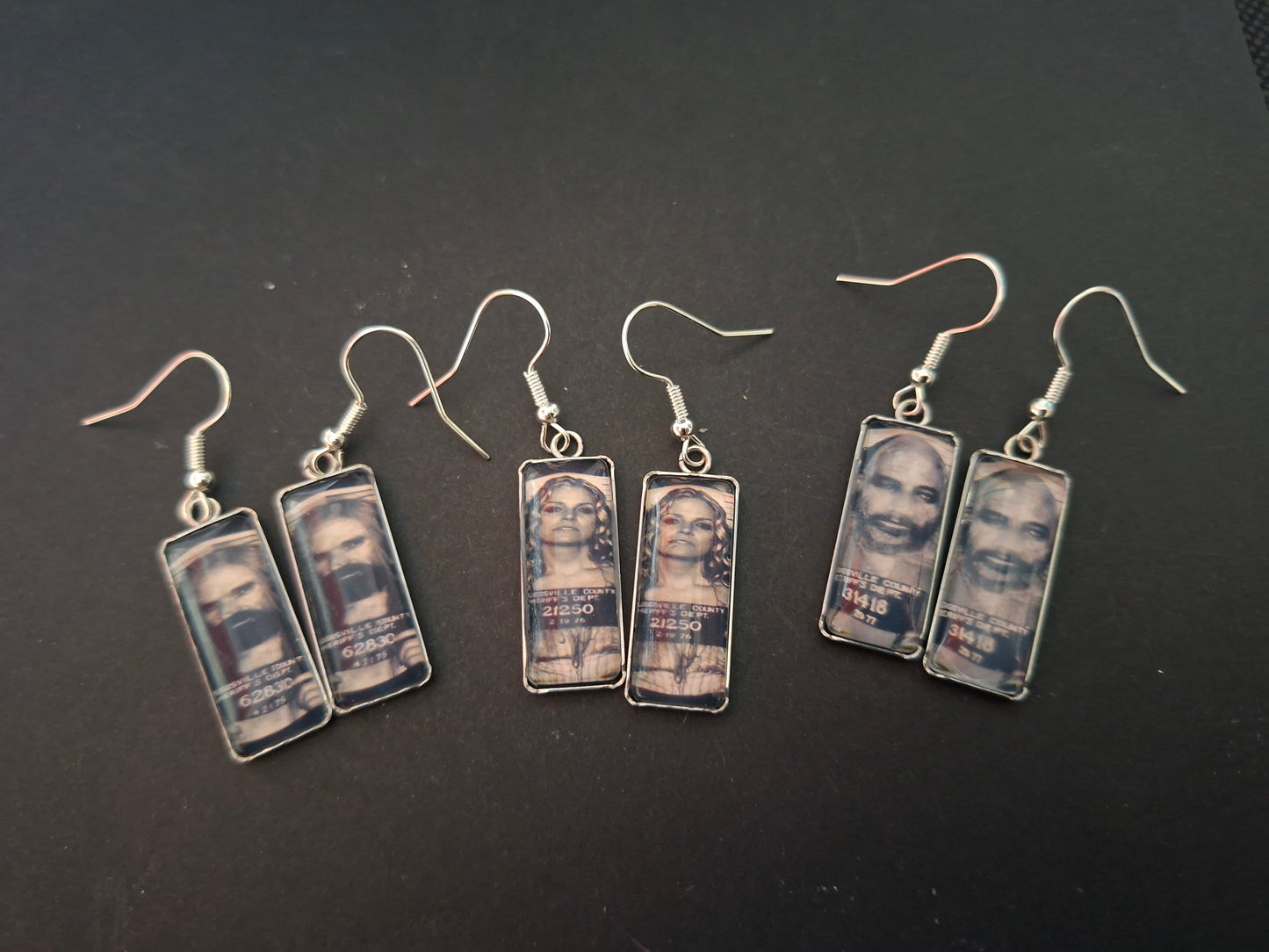 Rectangle Earrings ,"The Devil's Rejects" inspired