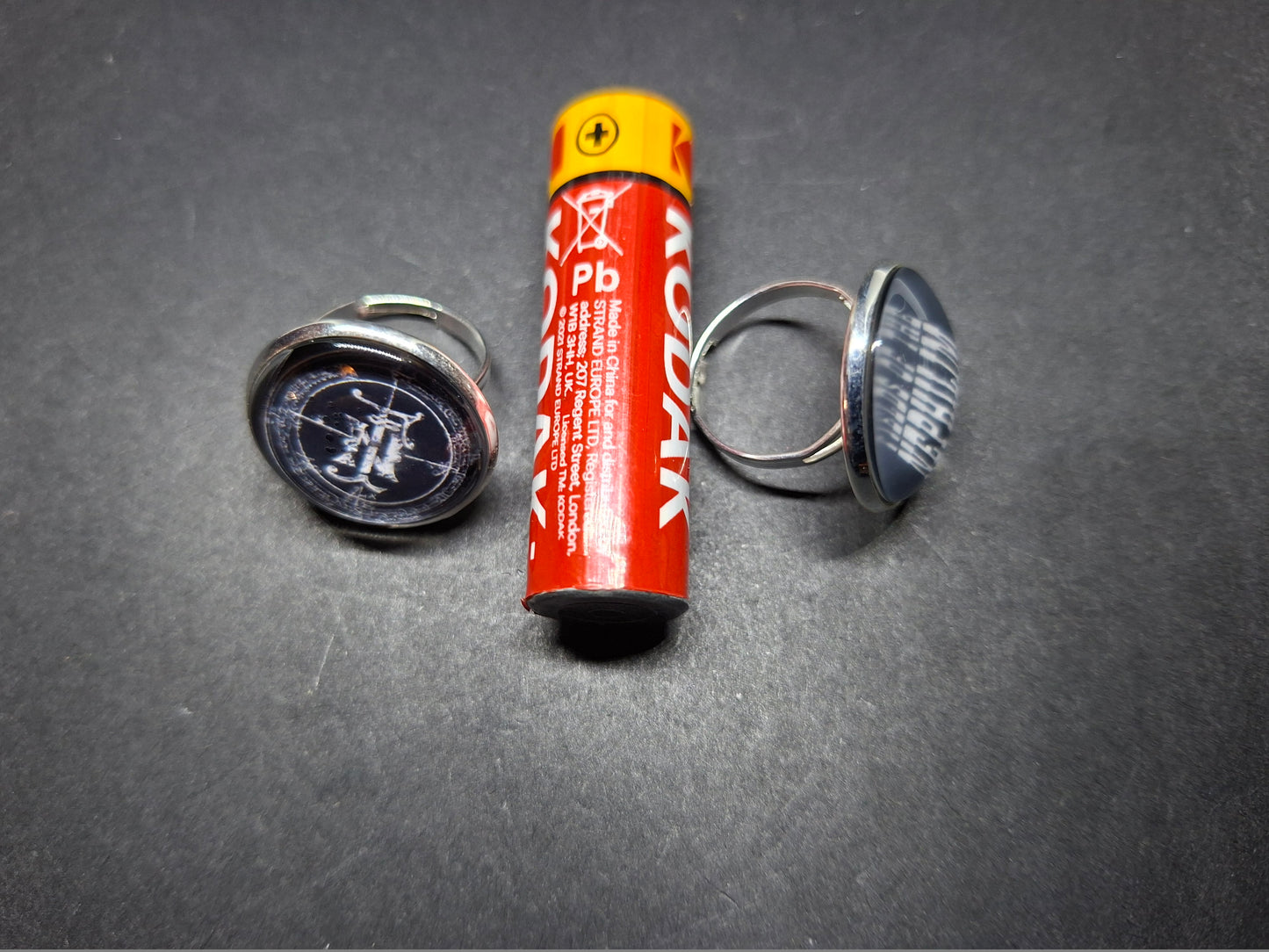 Goth Gothic Old School 1980's alternative Fields Of The Nephilim "Inspired" adjustable rings