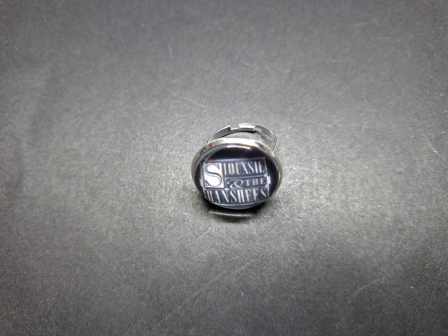 Goth Gothic Punk Alternative New Wave 1980's Siouxsie And The Banshees "Inspired" radjustable rings