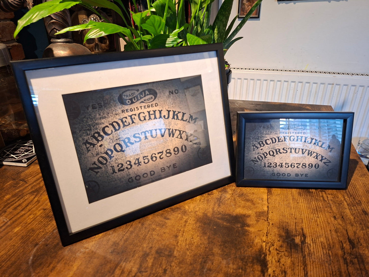 framed art "Ouija / Spirit Board" :Oddity Curiosity paranormal goth witchy homeware