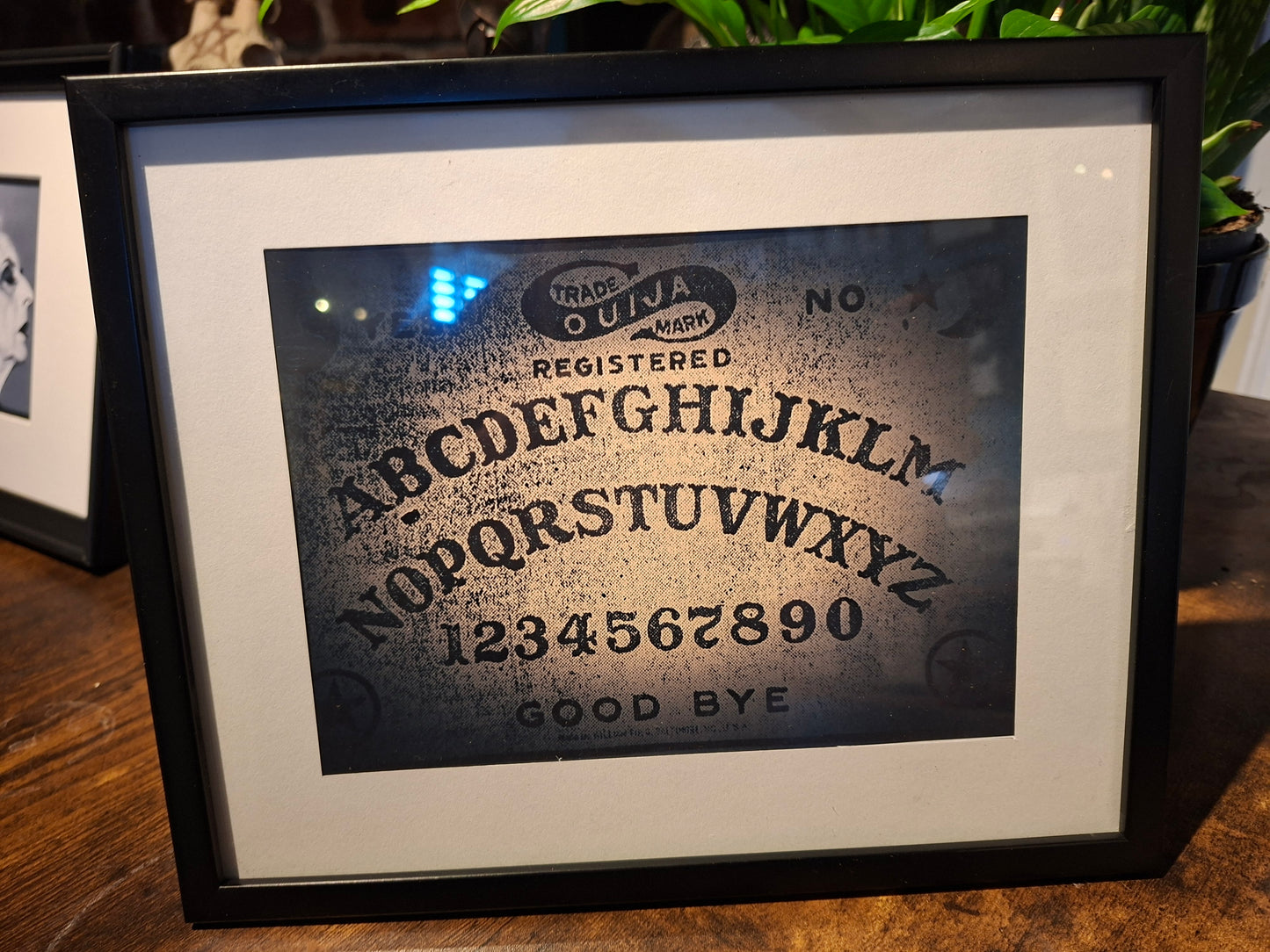 framed art "Ouija / Spirit Board" :Oddity Curiosity paranormal goth witchy homeware