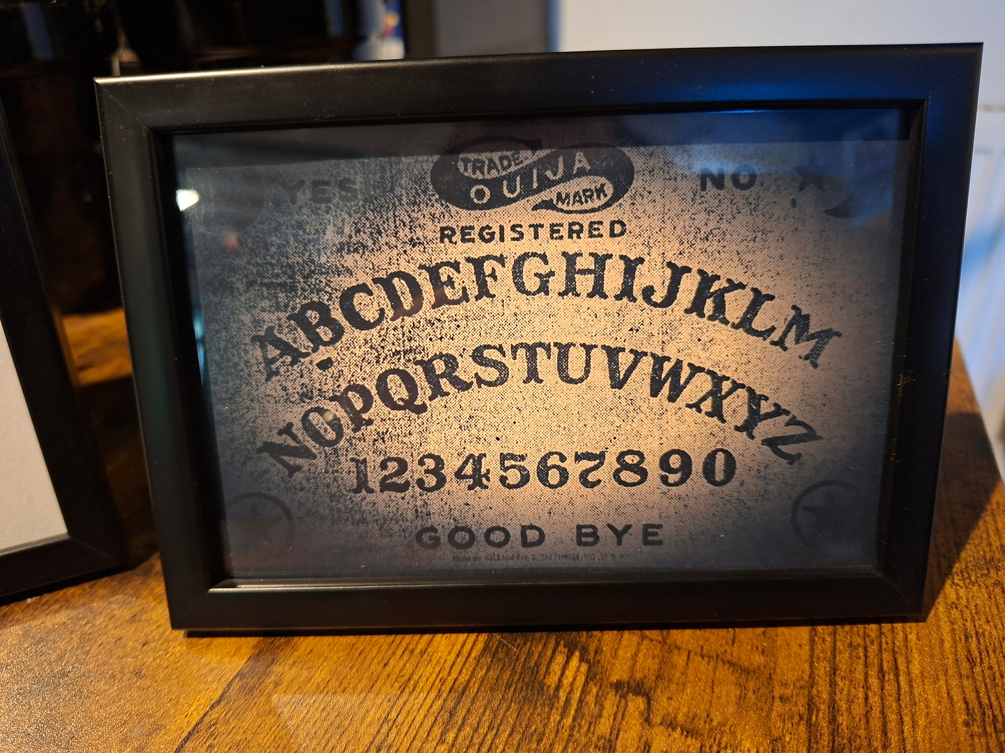 framed art "Ouija / Spirit Board" :Oddity Curiosity paranormal goth witchy homeware