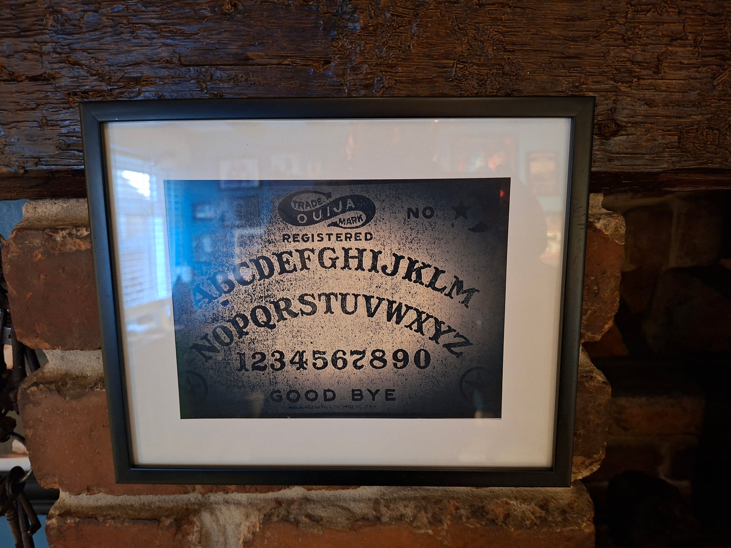 framed art "Ouija / Spirit Board" :Oddity Curiosity paranormal goth witchy homeware