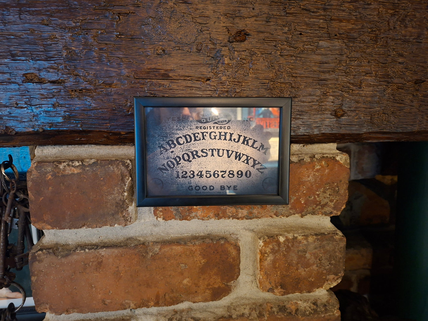 framed art "Ouija / Spirit Board" :Oddity Curiosity paranormal goth witchy homeware