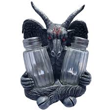 kreepsville 666 Goathead Salt and Pepper Shakers