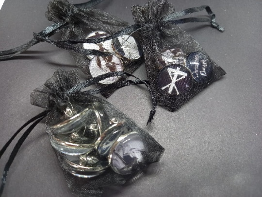 Goth Gothic Old School Rozz Williams Christian Death inspired pin Badges